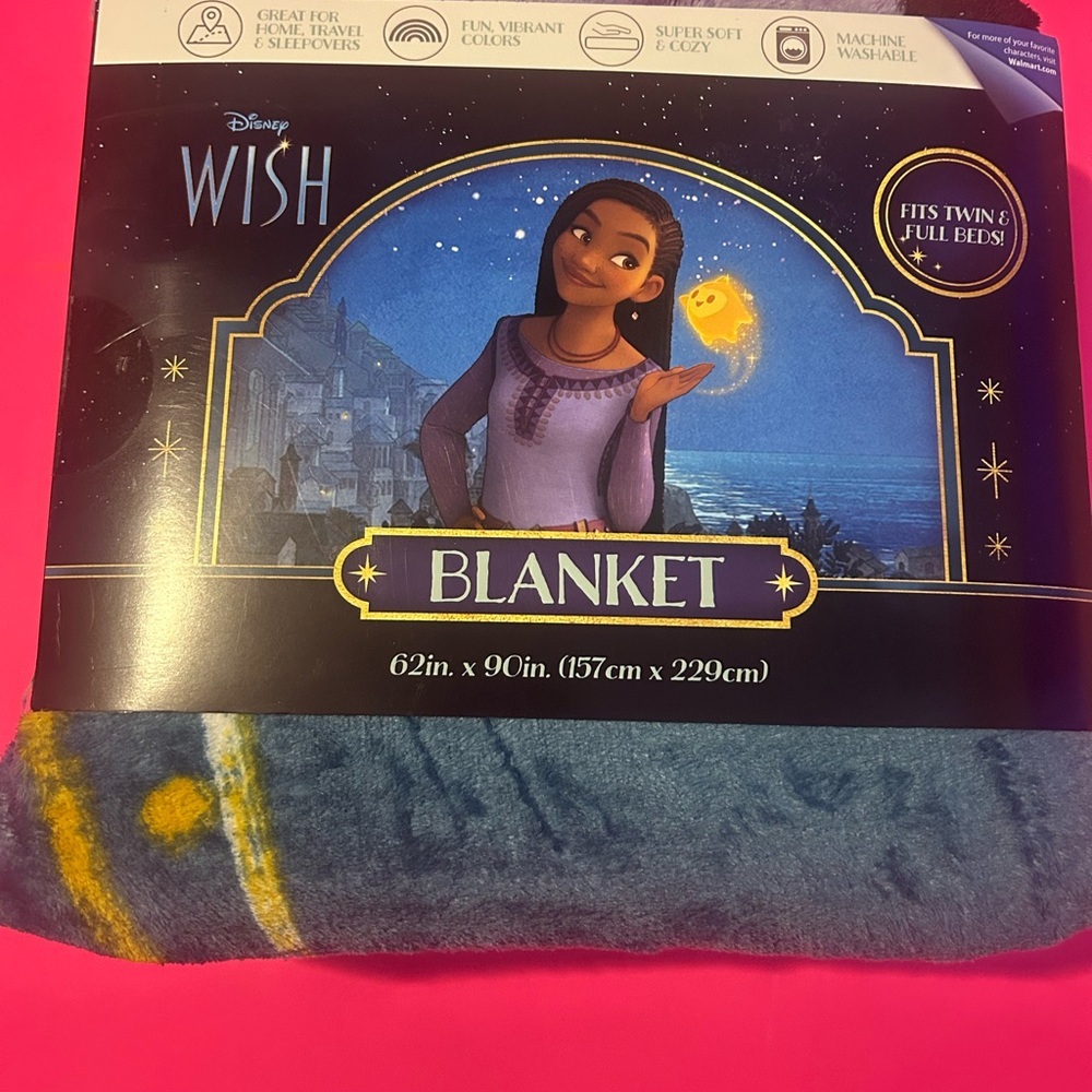 Disney Wish Twin Blanket‎